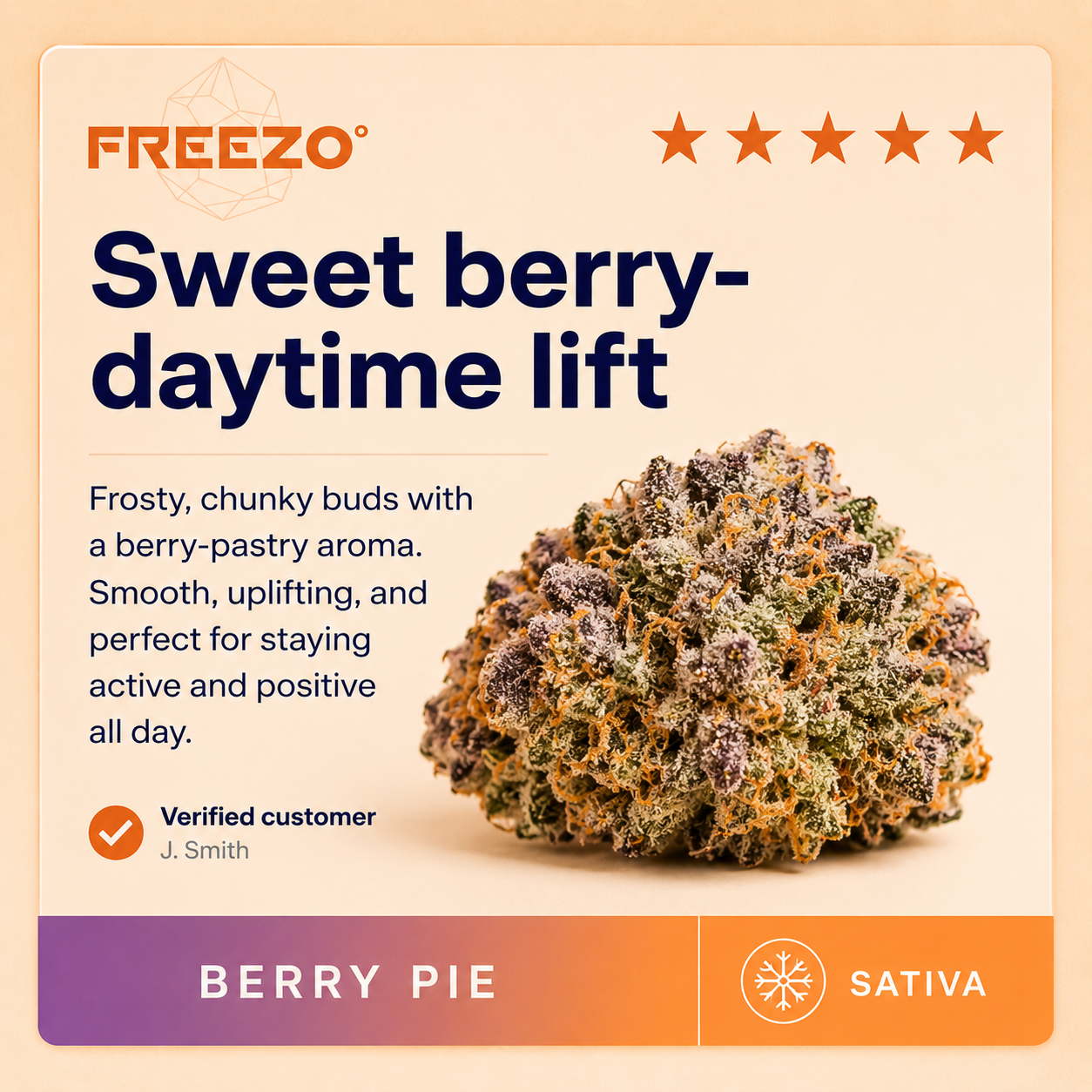Berry Pie - Uncoated Flower