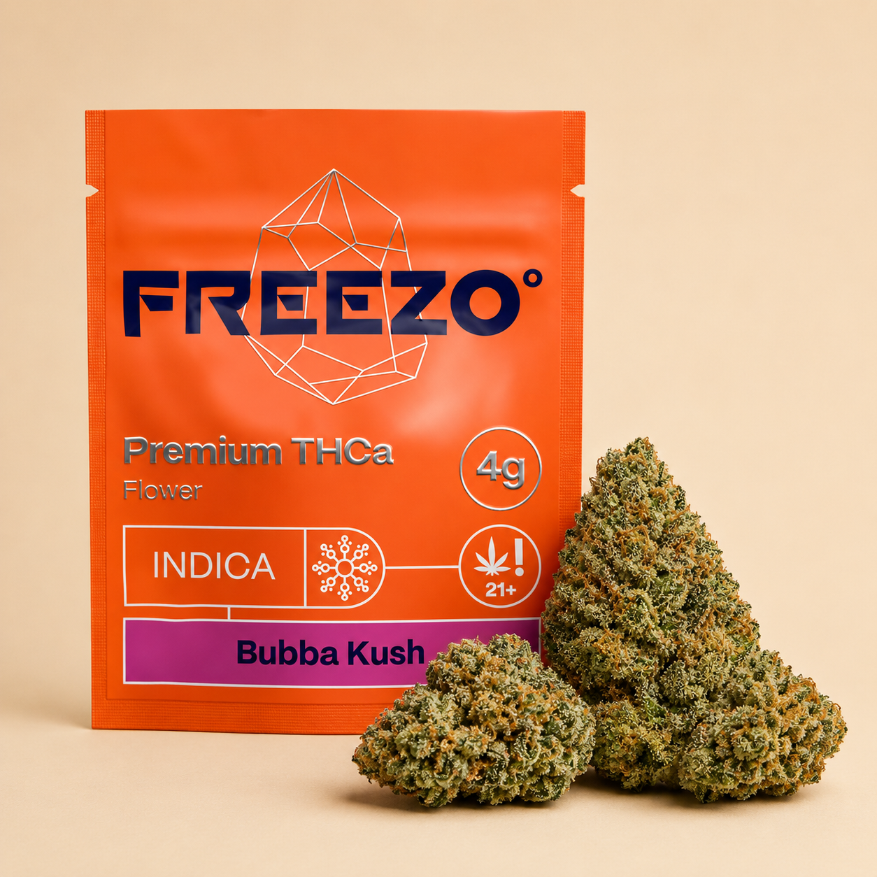 Bubba Kush - Uncoated Flower