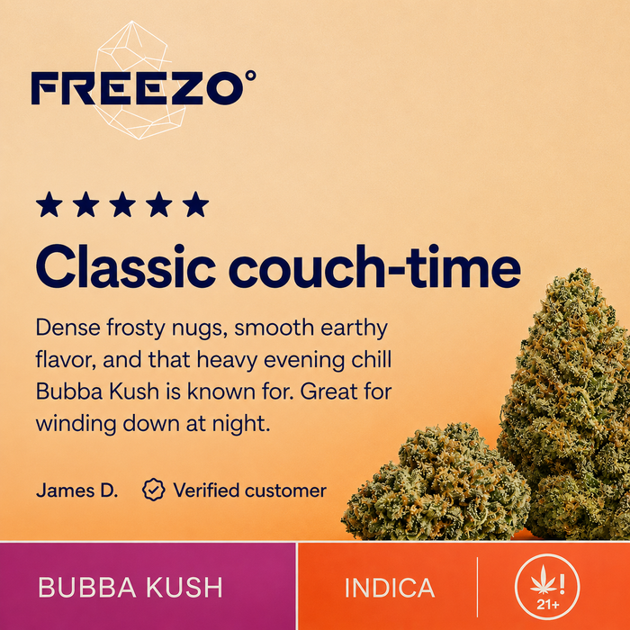 Bubba Kush - Uncoated Flower