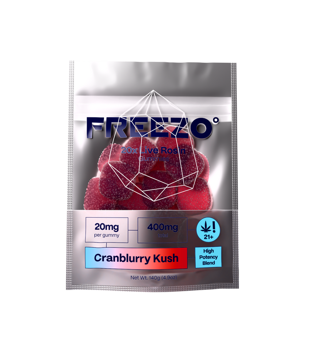 Cranblurry Kush - Live Rosin Gummies