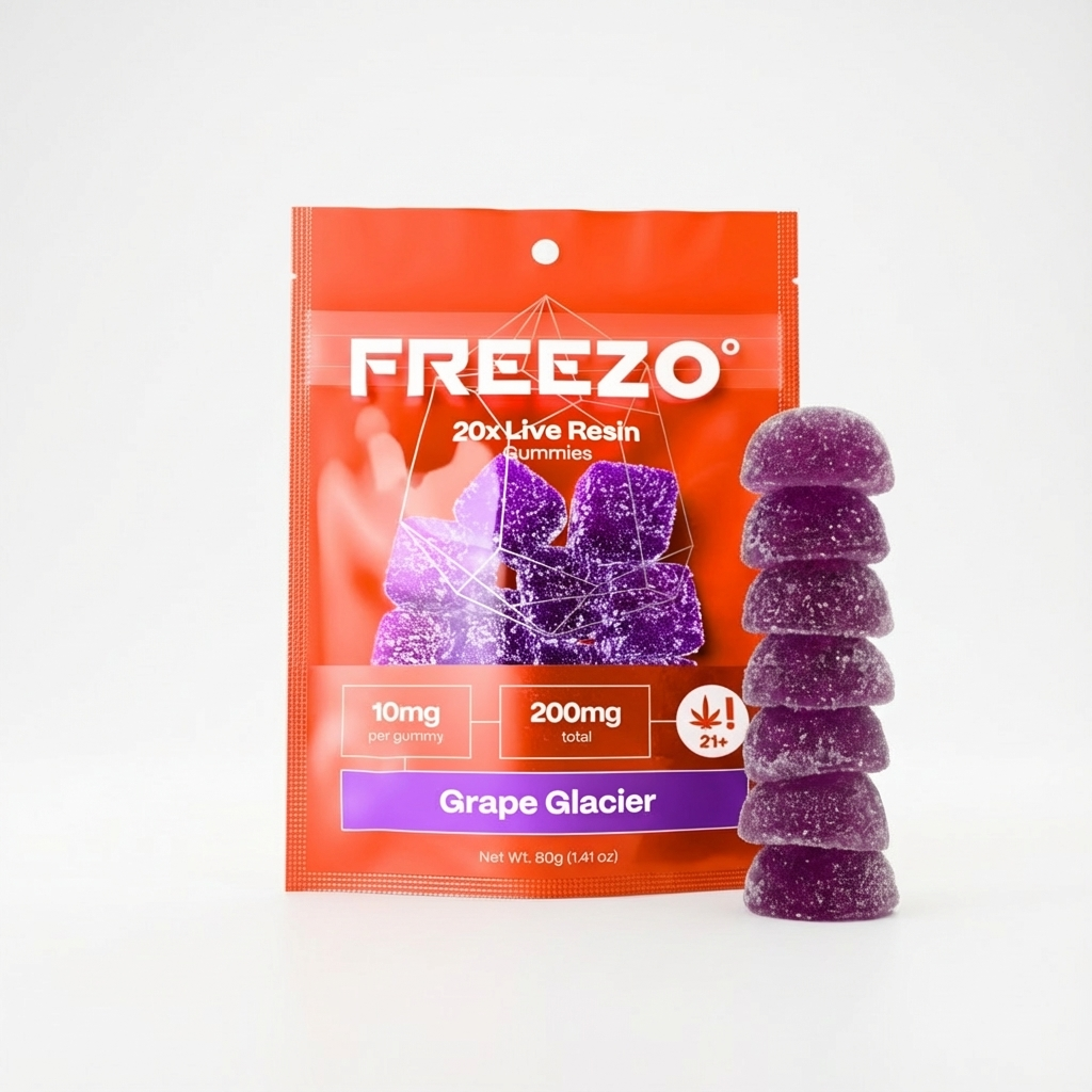 Grape Glacier - Live Resin Gummies