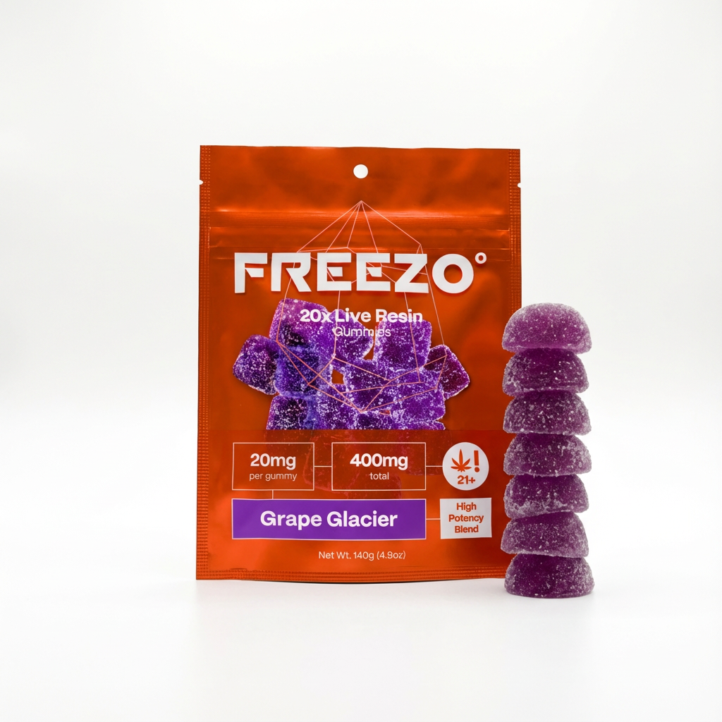 Grape Glacier - Live Resin Gummies