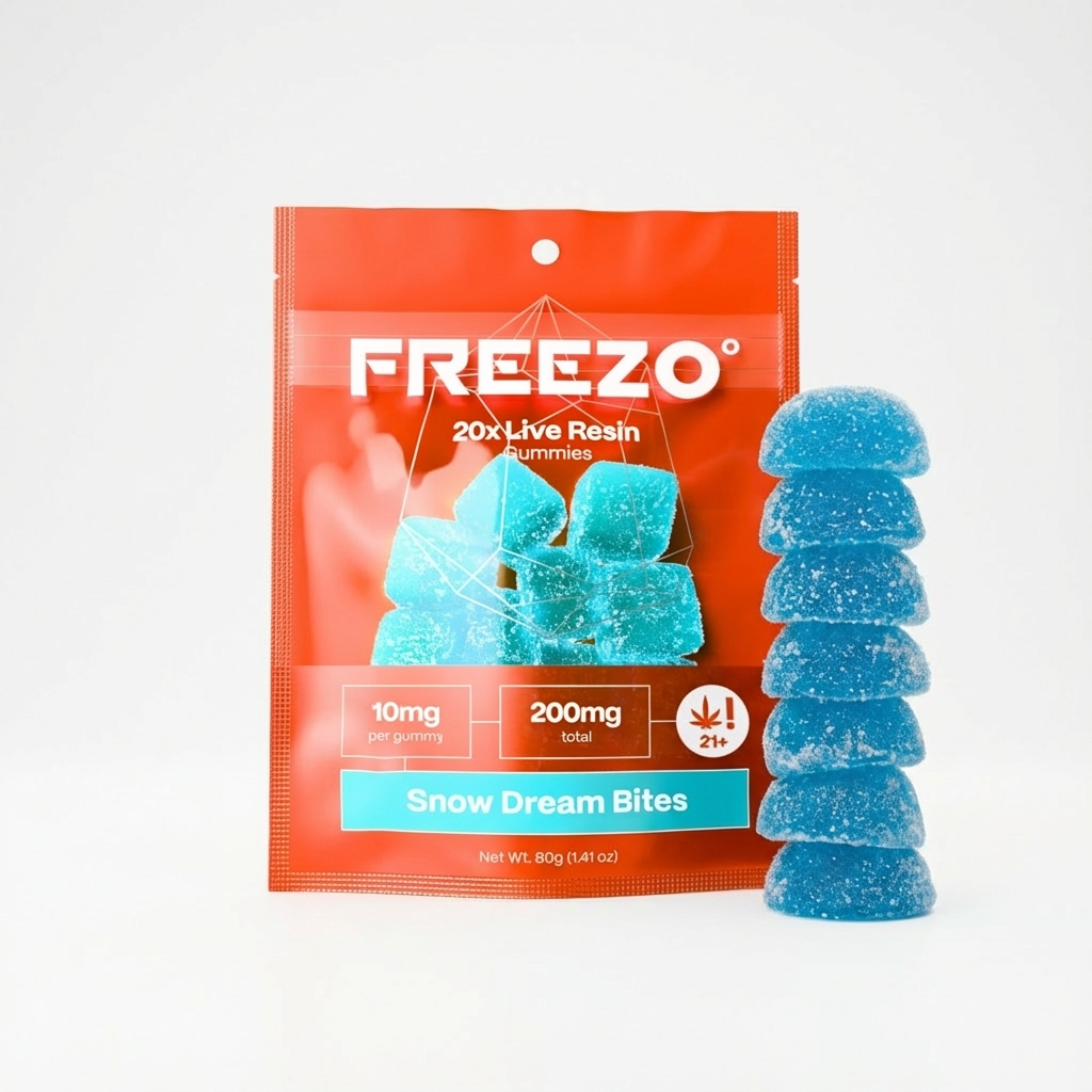 Snow Dream Bites - Live Resin Gummies