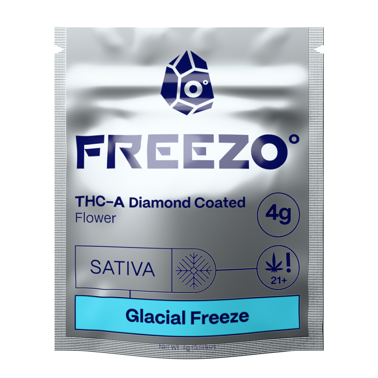 Glacial Freeze THCA Diamond Coated Flower