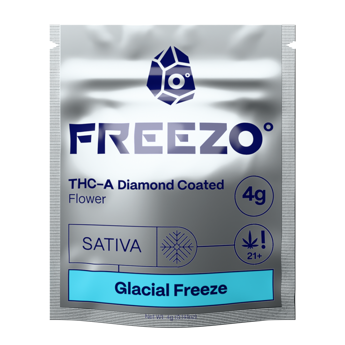 Glacial Freeze THCA Diamond Coated Flower