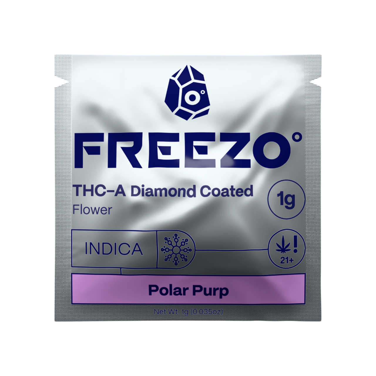 Polar Purp THCA Diamond Coated Flower