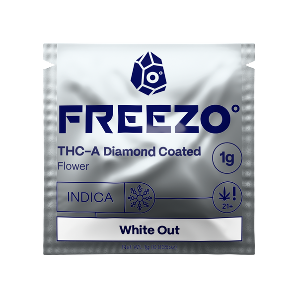 White Out THCA Diamond Coated Flower